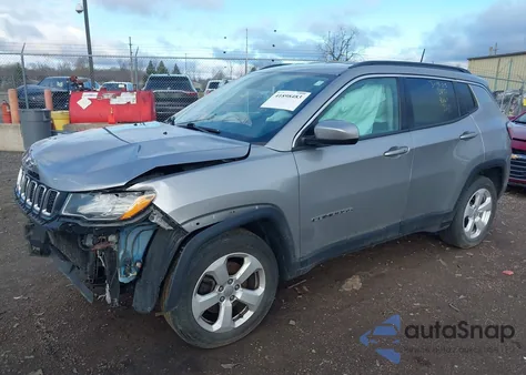 2018 Jeep Compass Latitude Fwd z USA, uszkodzony, nr VIN 3C4NJCBB1JT419661